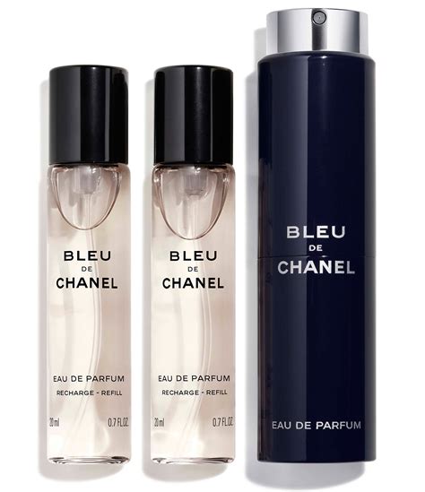 bleu de chanel refillable travel spray|chanel bleu 20ml refill.